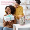 hizgo Clear Pink Piggy Bank for Adults and Kids, Unopenable