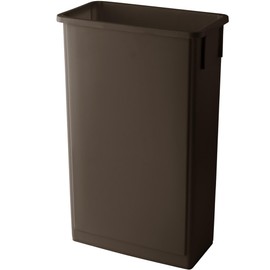 Mix.Home 23 Gallon Brown Slim Tall Plastic Industrial Trash Cans for Kitchen and Restaurant