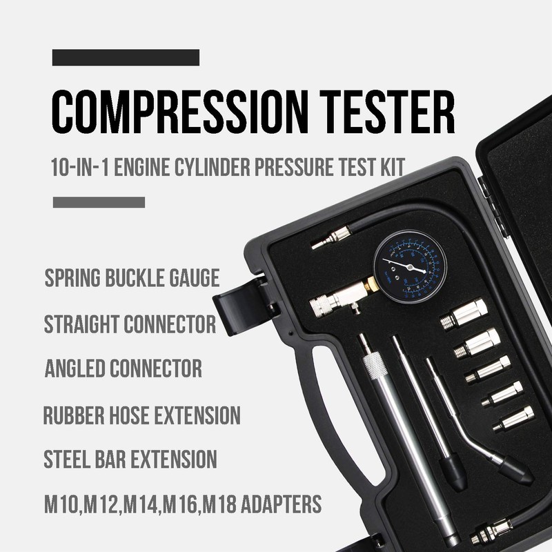 Lichamp Engine Compression Tester Automotive, Master Petrol Engine Cylinder Pressure
