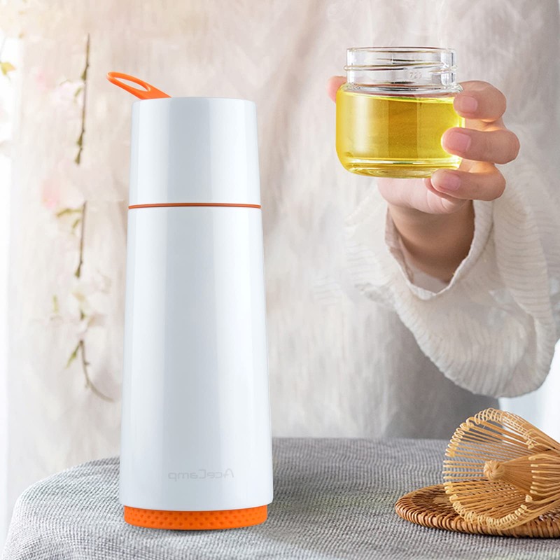 Acecamp Water Bottle, Includes Tea Strainer, Direct Drinking, Hot and