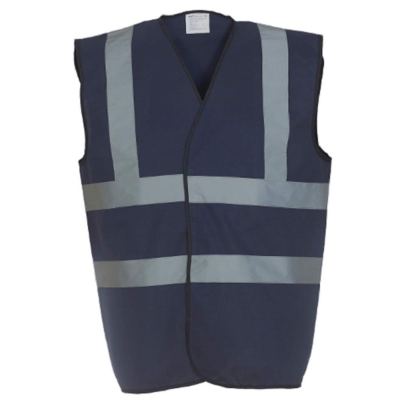 Yoko Men's Yk001/Hvw100 Hi Vis 2 Band and Braces Waistcoat