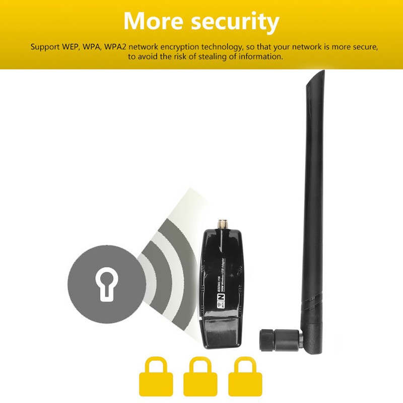 Wireless Network Card 300Mbps High Speed Small Size Portable WiFi