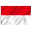 ANLEY Fly Breeze 3x5 Feet Indonesia Flag - Vivid Color