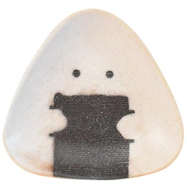 Ijinsha 47097 Gyutto Rice Ball Small Plate, 3.5 x 3.5 inches (9 x 9 cm), Glue
