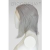 EpicCosplay Keto Short Lace Front Wig (Silvery Grey)