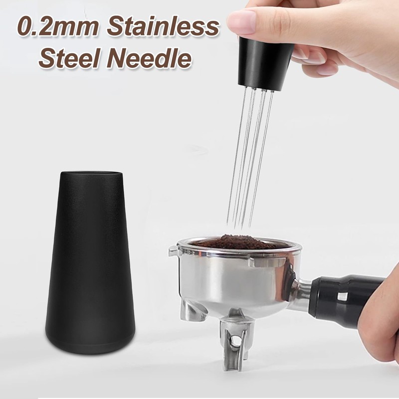 WinGluge Espresso Needle, Espresso Tool Espresso Needle Distributor, Coffee Tamper,