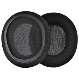Ear Pads Replacement for SteelSeries Arctis 1 / Arctis 3 / Arctis 5 / Arctis 7 Arctis 9 / Arctis Pro & Prime Wireless Gaming Headset by MMOBIEL - Mesh Fabric Ear Pad Cushions Replacement – Black