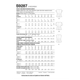 SIMPLICITY SS9287AX5 Misses TOP/Vest AX5(4-6-8-10-12), Paper, White