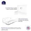 Marketing Holders 4 Pack Clear Acrylic Floating Mini Shelf with