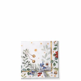 Hutschenreuther Collectable Series 2024 Sweet the Bells Never Sound Napkins 33 x 33 cm