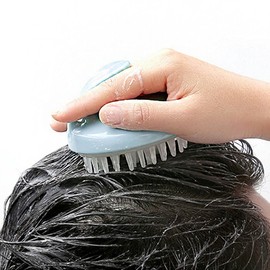 Scalp Massage Shampoo Brush Hair - Pink / 두피 마사지 샴푸 브러시 헤어 - 핑크