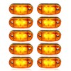 ALFU 10 Pack Amber DC12-24V IP68 Waterproof LED Trailer Lights