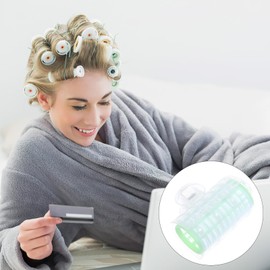 Healeved 4pcs Hair Curling Rollers,Bangs Hair Rollers Curler,Hair Curlers Roller,Salon Hair Dressing Curlers,Hair Roller for Bangs,Wave Hair Curler,Hair Curling Tool,Hair Rollers for Curls and Styling