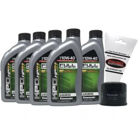 Kawasaki Genuine 2020-2023 Z H2 Z H2 SE+ ZR1000 Full Synthetic Oil Change Kit