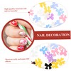minkissy Sets Bows Nail Charms Full Gel Stickers for Women