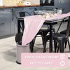 aoozleny Premium Disposable Plastic Tablecloth (54 x 72 inches), Decorative
