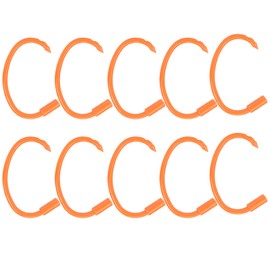 10PCS Plastic Lightweight Good Elasticity Farm Bull Nose Ring Accessory for Cattle CowCattle Nose Ring