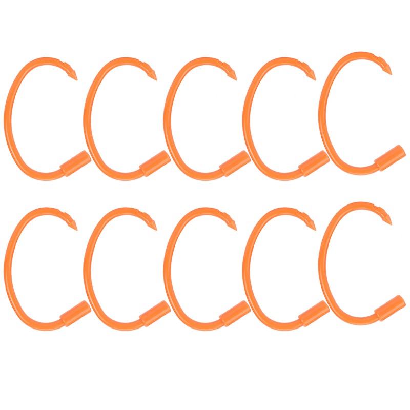 10PCS Plastic Lightweight Good Elasticity Farm Bull Nose Ring Accessory