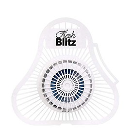 Fresh Blitz - Bio Block Urinal Sieve with Cleaning Block 120 g, Urinal Insert Insert, Odour Protection for Toilets, 60 Days Fresh Effect, Lemon Fragrance - Pack of 1