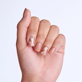 KISS imPRESS Press-On Manicure Fake Nails â€“ Kingdom, Short, Square, Pink, Easy Press On, Chip Proof, Smudge Proof, Waterproof, No Dry Time, Comforta