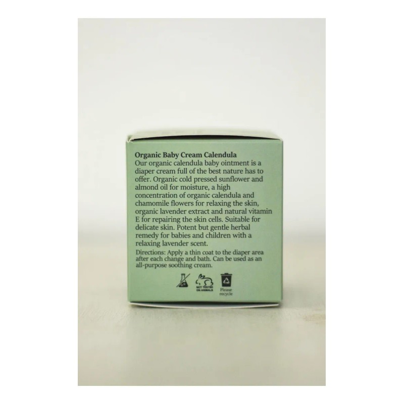 Crema Corporal Nutritiva Con Caléndula Natural Orgánica Para