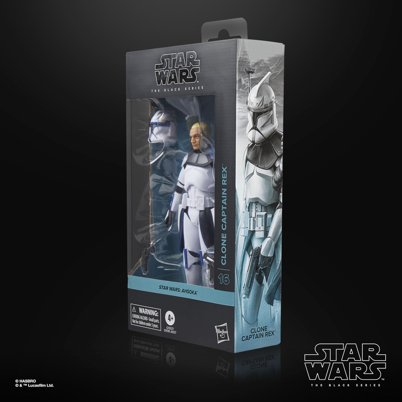 Hasbro Star Wars The Black Series Clone Captain Rex, Ahsoka