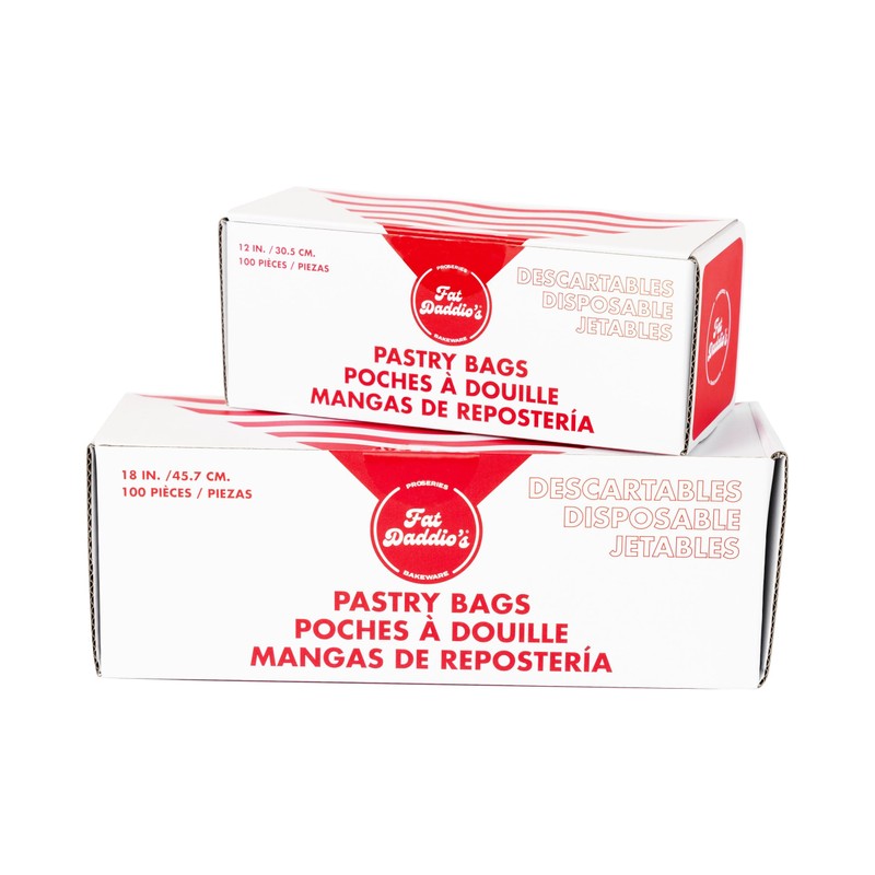 Fat Daddio's DPB-12-10 Disposable Decorating Pastry Bag, 12 Inch, Pack