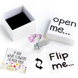 Funny Mother's Day Gifts for Mom Wife Grandma Daughter Gigi Women from Son Daughter I Love You Thank You Mom Birthday Christmas Gifts Flower Matchbox Gift
