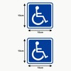 Autodomy Disabled Wheelchair User Sticker Pack of 2 for Internal