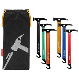 TAGVO Camping Hammer, Multifunctional Outdoor Camping Mallet Aluminium Tent Hammer with Tent Stake Remover
