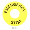 POPETPOP Emergency Stop Warning Circle: 10Pcs Emergency Stop Button -