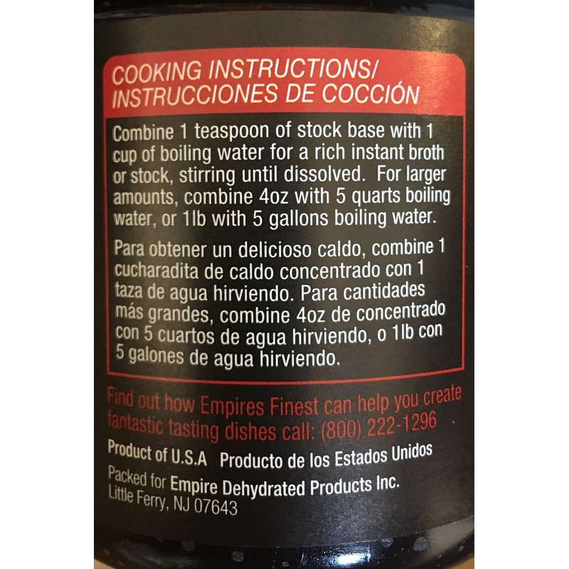 Empires Finest Royal Au Jus Base 1 Pound Canister