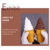 Luxshiny Simulation Ice Cream 2PCS Artificial Ice Creams Cone, Fake