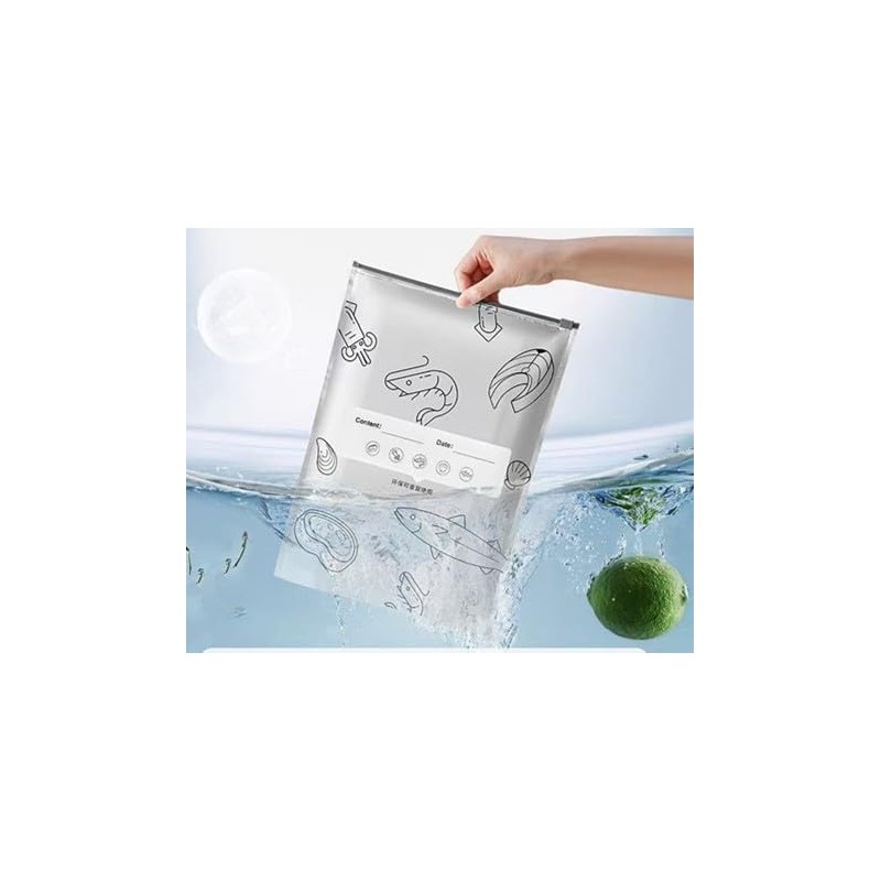 30PCS Reusable Aluminum Foil Sealable Storage Bags, Vacuum Zipper Pouches,