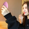 Compact Makeup Mirror with Light USB Rechargeable LED Round Portable