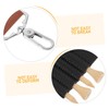 BESPORTBLE 2pcs Golf Ball Tee Holder Portable PU Leather Keychain
