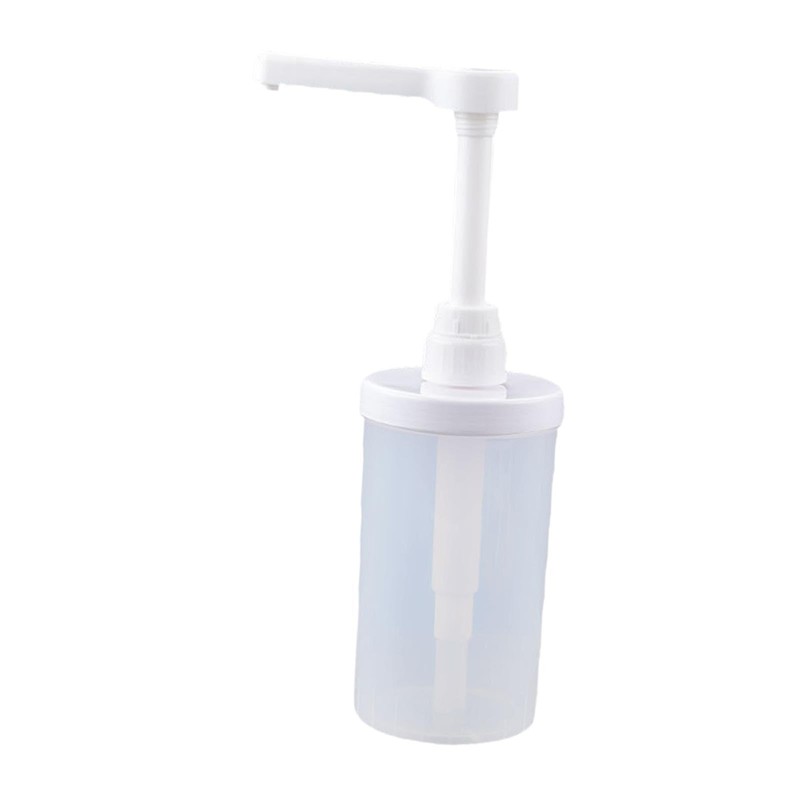 Qianly Quantitative Squeeze Bottle Sauce Pump Dispenser Pump Container Honey