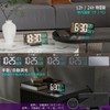 KOSUMOSU Digital Alarm Clock 6.7 Inch Black Clock for Bedroom