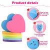 240 Sheets Heart-Shaped Sticky Notes ，Post it Notes，Heart Post it