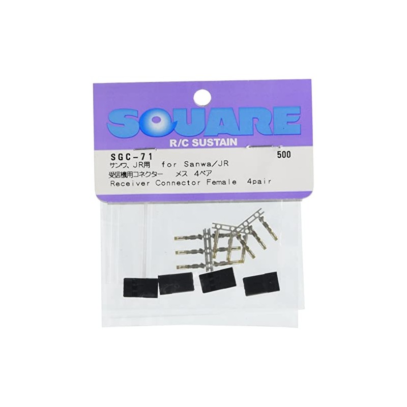 Square Sun Troyes Jr Connector Female, 4 Pairs SGC – 71 