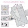 STHMEOOHT Garment Bags for Travel, 2-in-1 Convertible Travel Garment Duffle