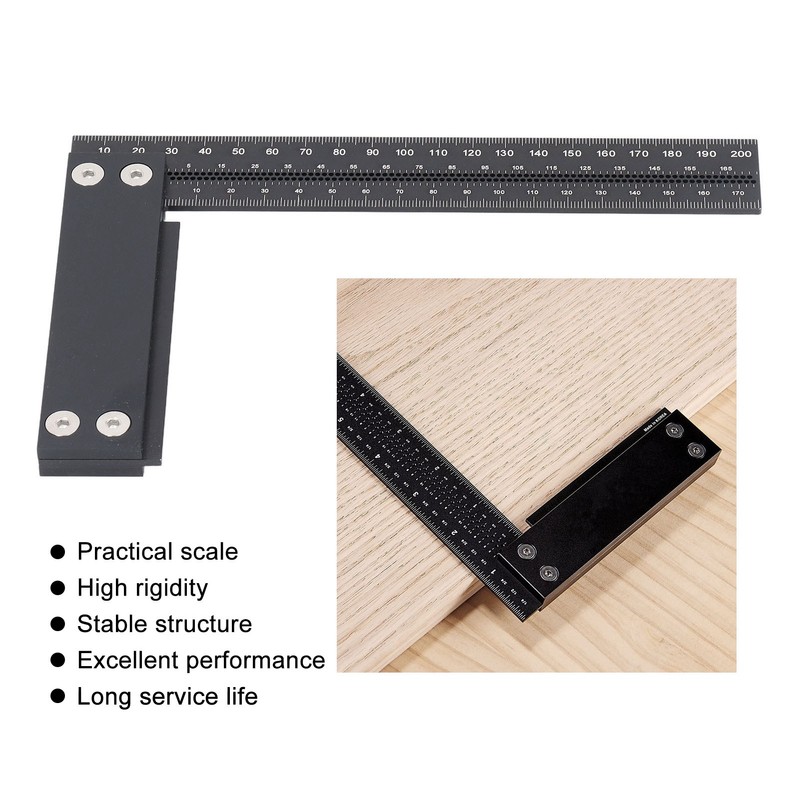 Right Angle Positioning Clamp Square Aluminum Alloy 90 Degree L