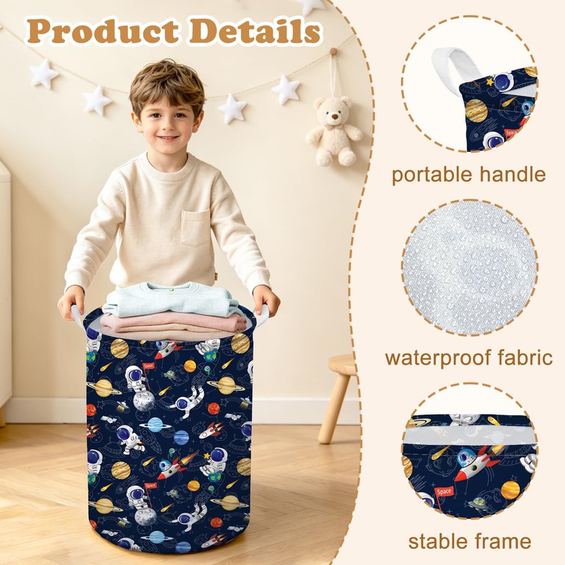 Laundry Basket Collapsible Laundry Hamper Storage Baskets Bins with Handle