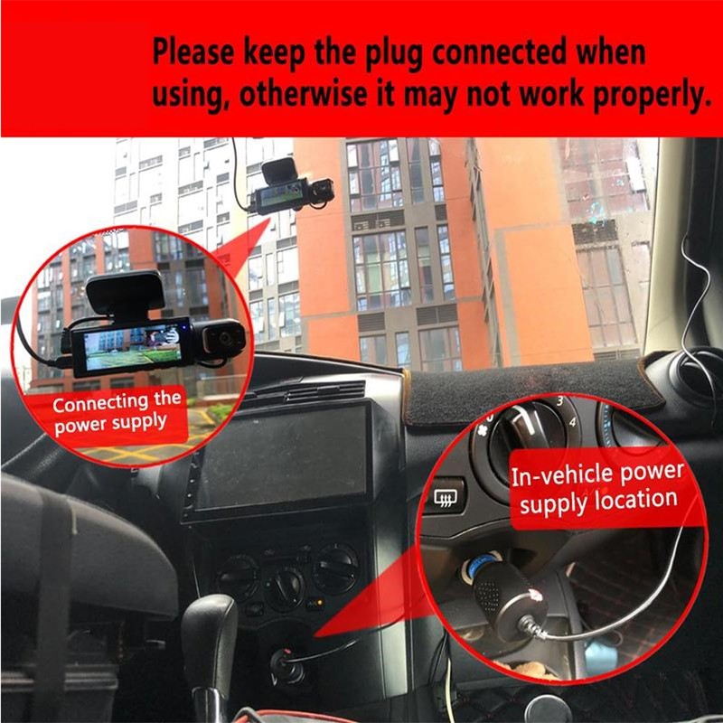 Dual Camera Dash Cam-Dash Cam Front and Rear for Cars,1080P