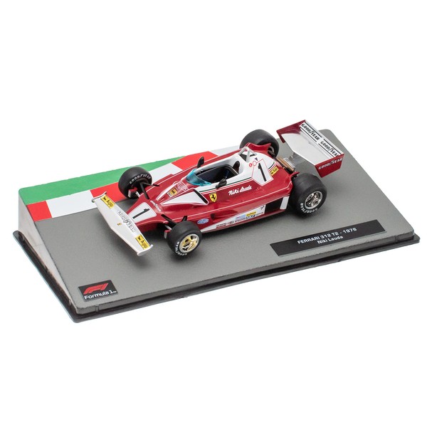 OPO 10 - Miniature car Formula 1 1/43 Compatible with Ferrari 312 T2 - Niki Lauda - 1976 - FD236