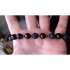 RAYON Black Onyx & Volcanic Lava Bracelet Men 10mm Round