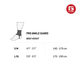 G-Form Pro-X Ankle Pads - Football Training Equipment and Bicycle Accessories - Neon Pink, Adult Large/X-Large