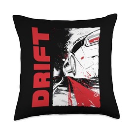 JDM Drift Car Japanese Tuner Boost Drift Racer Retro Vintage Throw Pillow
