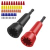 YUENTOEN 2PCS Wire Nut Twister, Wire Twister Tool for Drill,