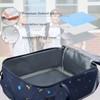 Clastyle Space Rocket Insulated Lunch Bag Children with Bottle Holder,